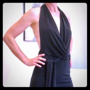 South Beach Style Sexy Black Dress